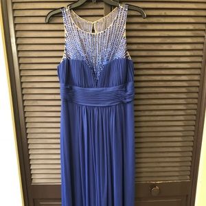 Navy blue Prom Dress-Size 8